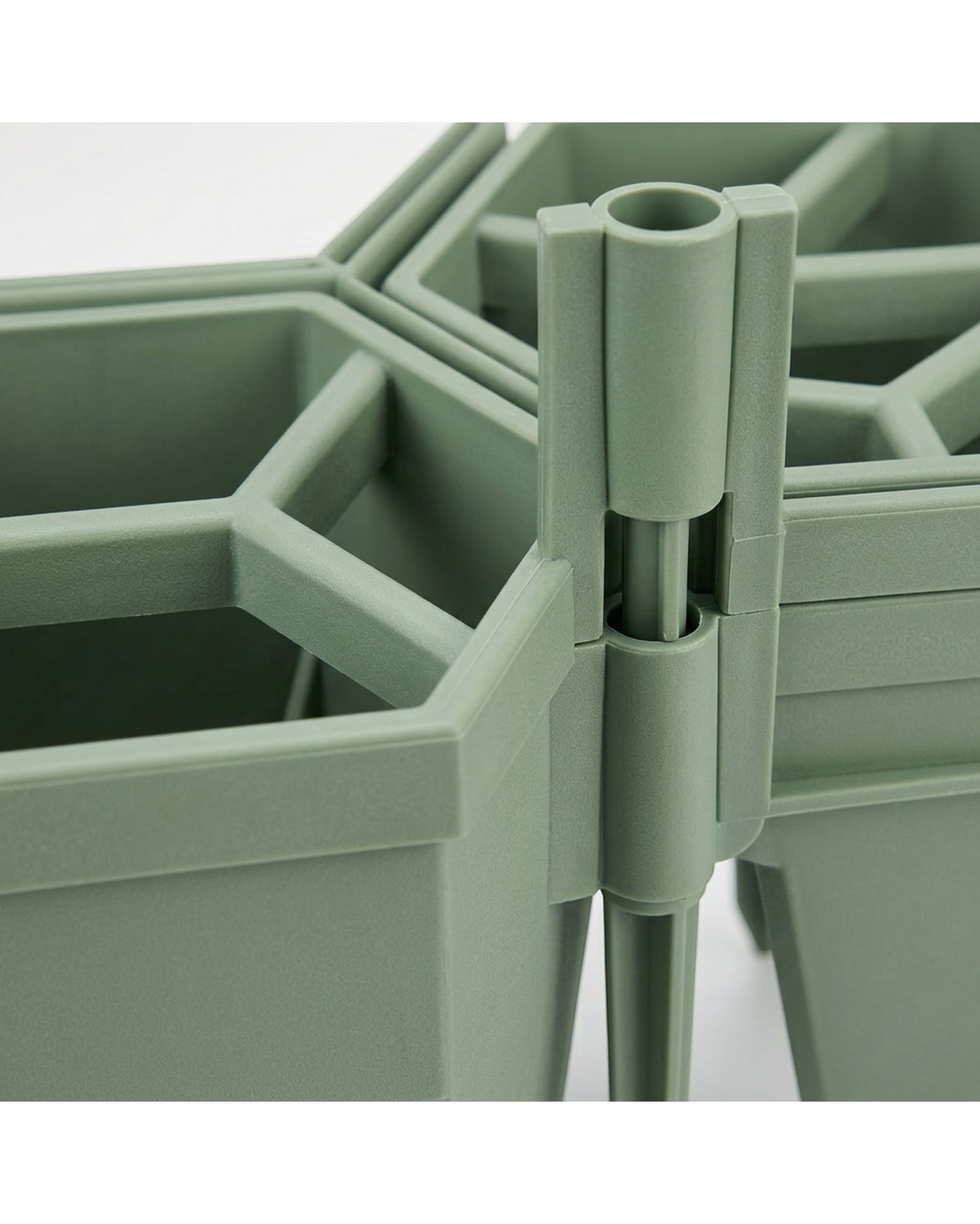 Kndwj Stackable Hexagon Plant Trellis Six Panel Sage - Detail view
