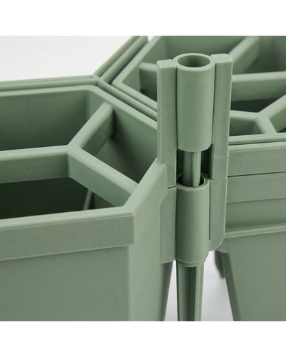 Kndwj Stackable Hexagon Plant Trellis Six Panel Sage - Detail view